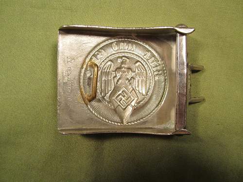 Early HJ Ges Gesch A&amp;S Buckle for review