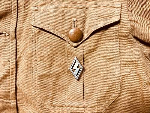 Deutsche Jungvolk Member Brown Shirt