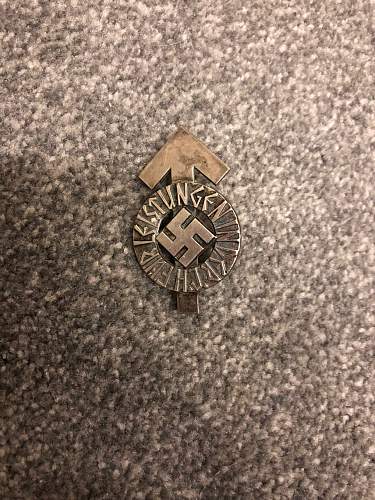 HJ proficiency badge silver