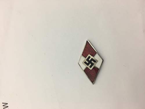 Hitler Youth Diamond repro?