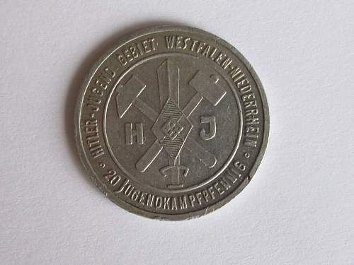 questions about Hitlerjugend coin