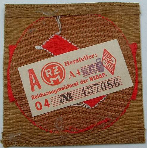 Someone willing to help me identify/authenticate this cloth patch for me?