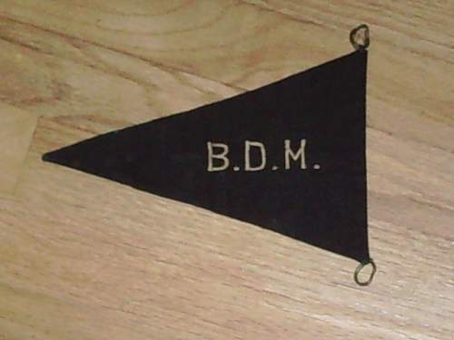 HJ pennant  B.D.M.