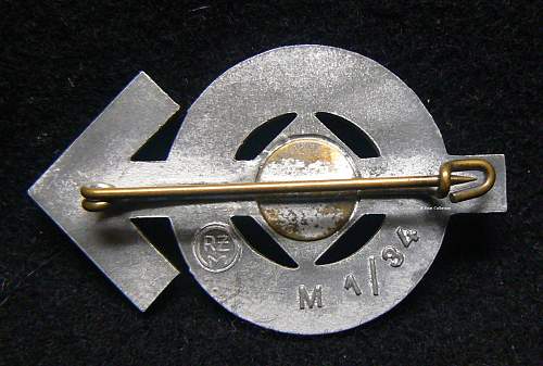 HJ Leistungsabzeichen Silver M1-34, Karl Wurster