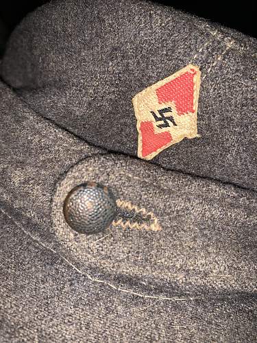 Hitler-Jugend flak helper cap