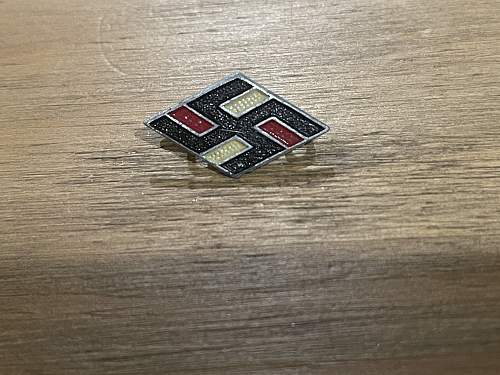 Assistance with Hand painted HJ Membership Pin