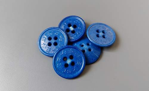 BDM / JM blue buttons
