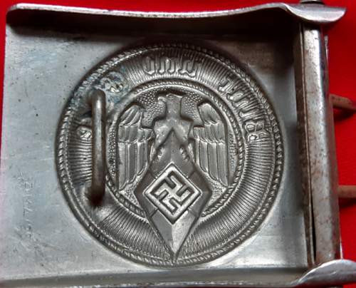 HJ belt buckle