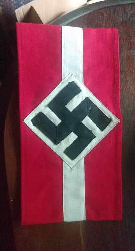 Hitler Youth Armband real fake? Multi piece construction