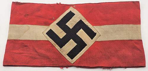 Authentic Hitler Youth armband?