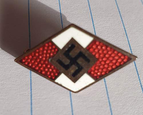 Hitler Youth diamond query