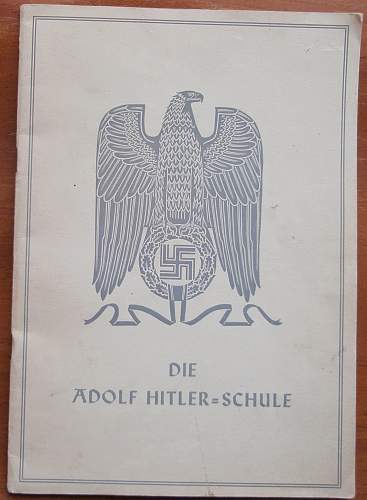 Hitler Youth School Book