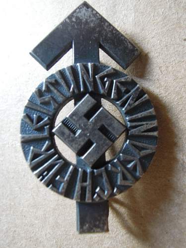 My first Hitlerjugend Leistungsabzeichen