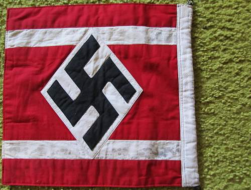 I need a specific  use  id.  Is this HJ small flag an encampment flag or how would it typically be used?