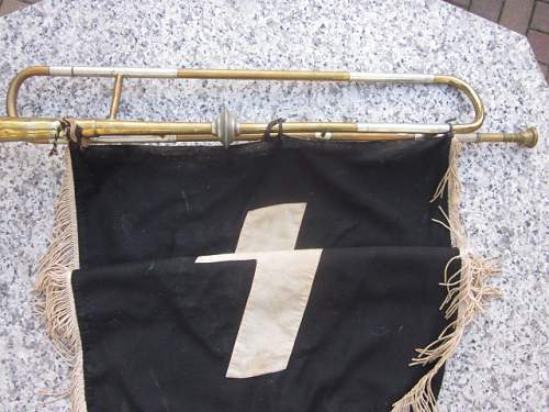 German Youth DJ Trumpet with Trumpet Banner