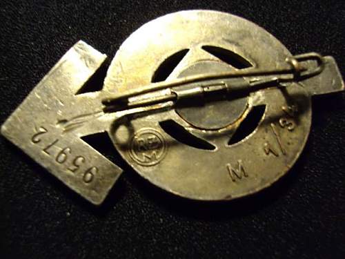 German-British Friendship Pin and Hitler Youth Silver Proficiency Badge: Authentic pieces?