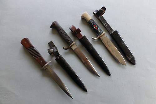 From Hammesfahr and WKC birdshead to Grawiso Mottoed transitional &amp; WKC bowieblade HJ