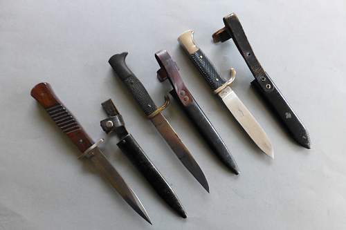 From Hammesfahr and WKC birdshead to Grawiso Mottoed transitional &amp; WKC bowieblade HJ