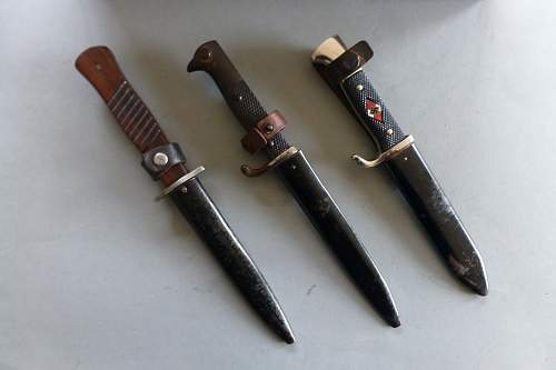 From Hammesfahr and WKC birdshead to Grawiso Mottoed transitional &amp; WKC bowieblade HJ