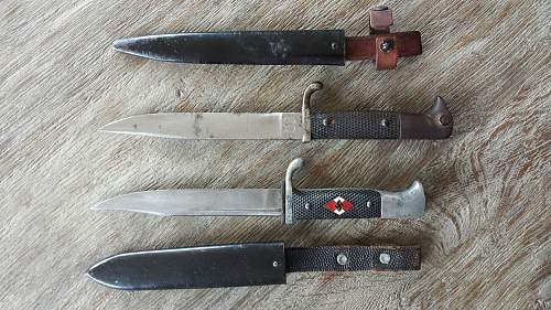 From Hammesfahr and WKC birdshead to Grawiso Mottoed transitional &amp; WKC bowieblade HJ