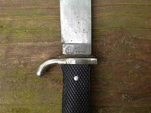 &quot;WKC&quot;  Hitlerjugen knife RZM M7/42 / 1942