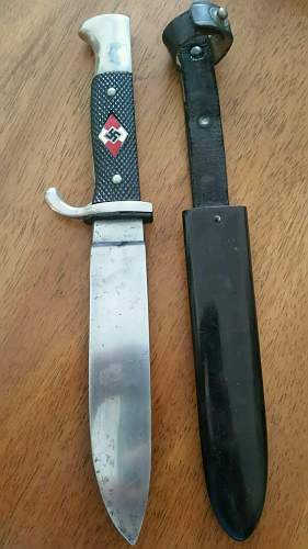 M7/66 Transitional Youth Knife Authentic?