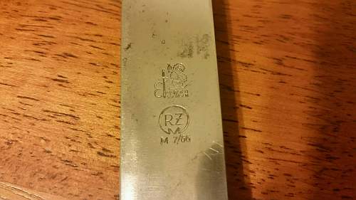 M7/66 Transitional Youth Knife Authentic?