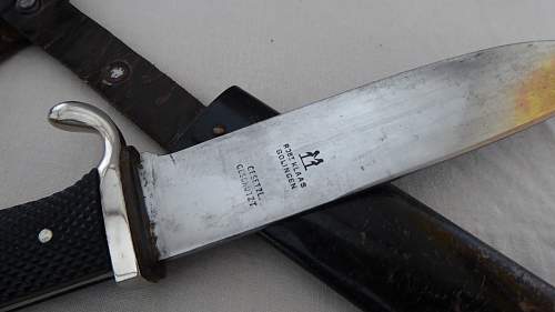 Early thinblade HJ knife by Klaas