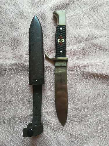 war or postwar HJ Knife