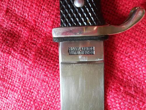 war or postwar HJ Knife