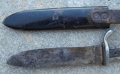 Just won on eBay: Poor condition HJ knife...