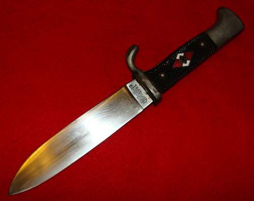 Just won on eBay: Poor condition HJ knife...