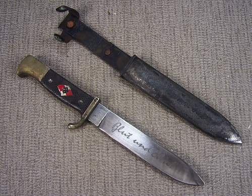 Need Opinions on a Hitler Youth knife