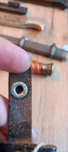 Hitler Jugend authentication, worn grips