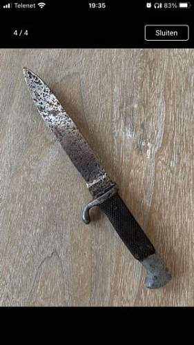 Hitlerjugend dagger for sale, original? Good price?