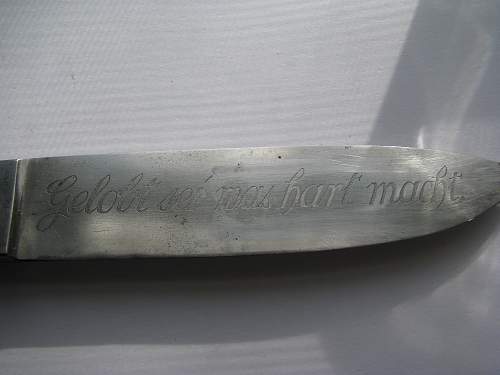 HJ Knife with strange Inscription