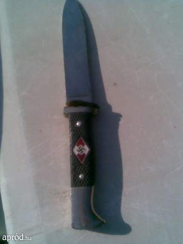 hitler jugend original knife