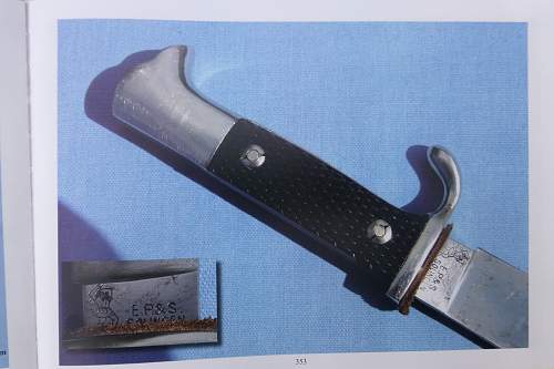 Rare &quot;eagle heads&quot; HJ knife by E.P. &amp; S.