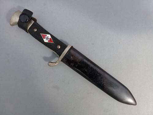 Very Late Hitler Youth Knife (RZM M7/13) - Arthur Schuttlehöfer