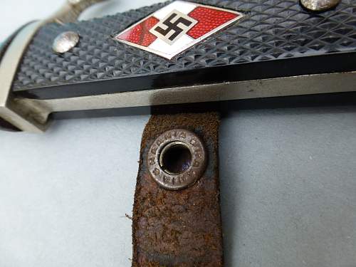 Very Late Hitler Youth Knife (RZM M7/13) - Arthur Schuttlehöfer