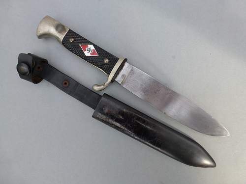 Very Late Hitler Youth Knife (RZM M7/13) - Arthur Schuttlehöfer