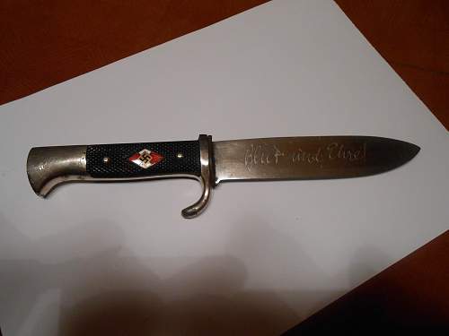 early hj knife böker