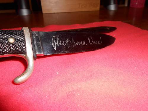 Transitional HJ Knife Puma with Motto