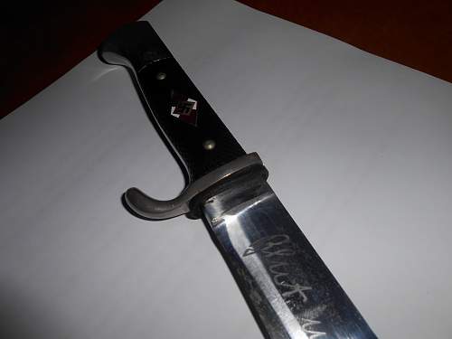 Transitional HJ Knife Puma with Motto