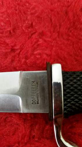 Hj knife :postwar or recent fake?