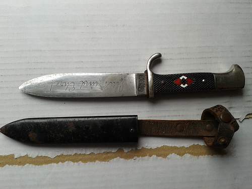 B u. E &quot; Blut und Ehre&quot;  Knife