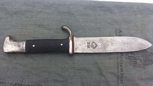Early Hitler Jugend Dagger by Puma