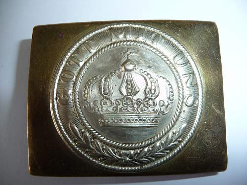 Prussian buckle 1847