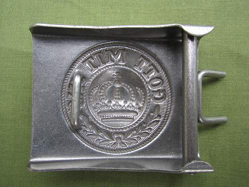 One piece Prussian buckle opinions please