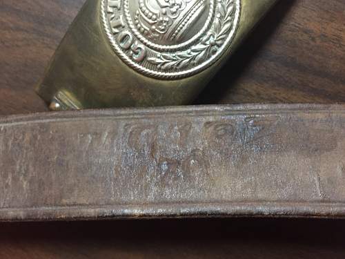 Looking for info ( ID) on a WW1 German belt buckle